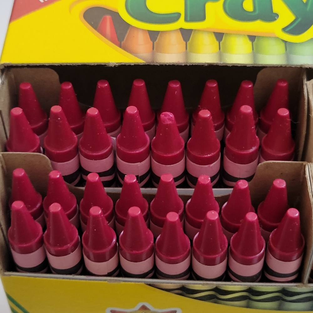 (64)Crayola Crayons (Violet Red) Single Color Bulk Lot - Picture 2 of 3